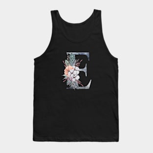 Floral Monogram E Tank Top